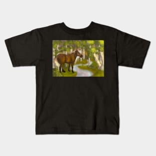 Forest Horse Kids T-Shirt